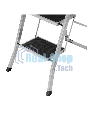 Стремянка стальная Сибртех, 5 широких ступеней 20х30 см с полимерным покрытием