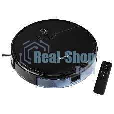 Робот-пылесос Horizont H-Clean RVC Pro 104 черный, 2600 мА*ч Li-Ion, уборка сухая/влажная, пылесборник контейнер 0,6 л