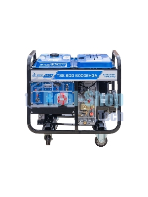 Электрогенератор дизельный ТСС SDG 6000EH3A, 6.5 кВт, 77 дБ, 114 кг