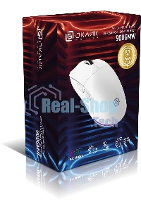 Мышь беспроводная Oklick 900GMW белый, 26000 dpi, радиоканал, Bluetooth, USB, кнопки - 6