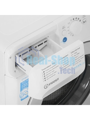 Стиральная машина Indesit BWSA 7109 WSV белый, загрузка фронтальная 7 кг, 1000 об/мин, класс: A