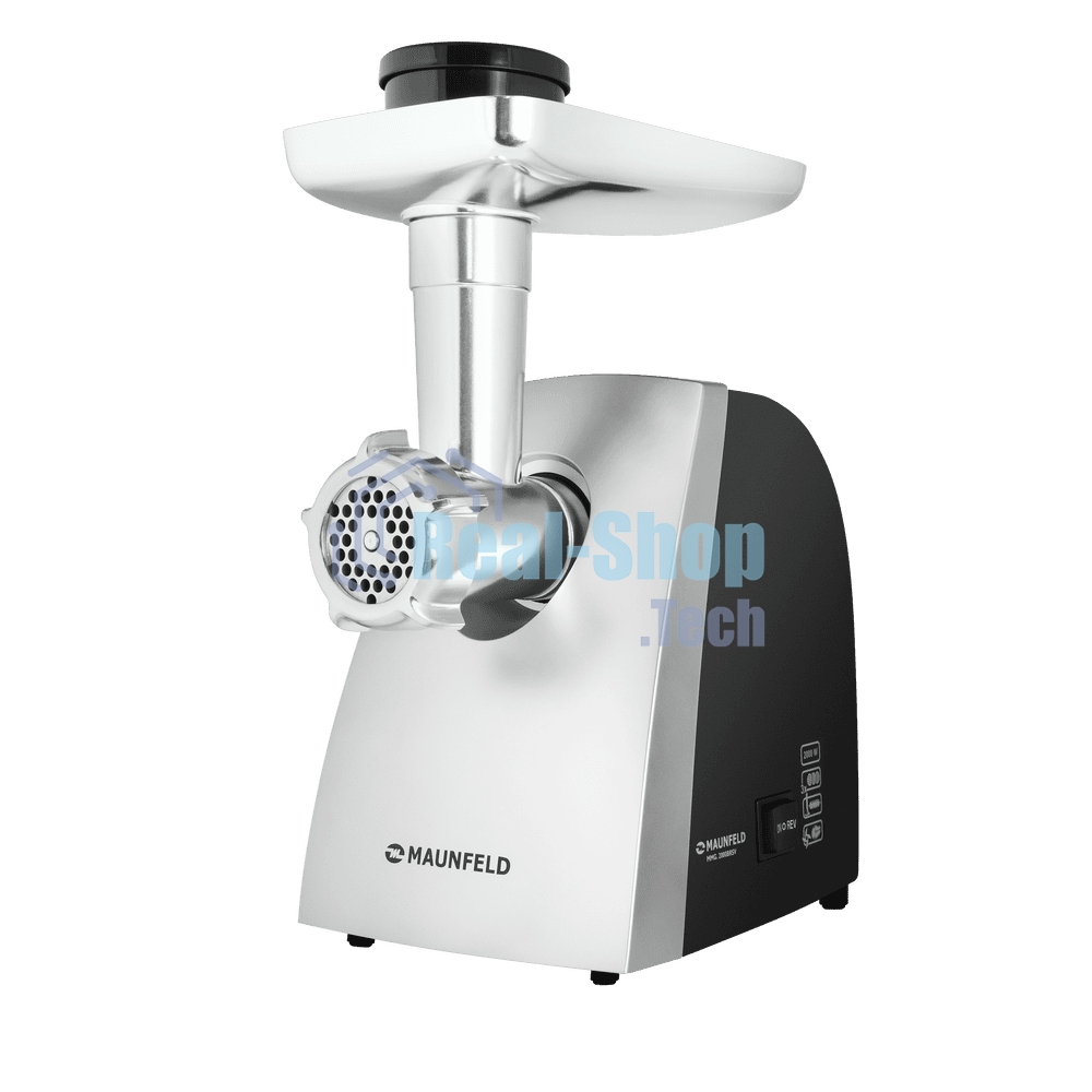 Мясорубка электрическая Maunfeld MMG.2000BRSV черный, 2000 Вт