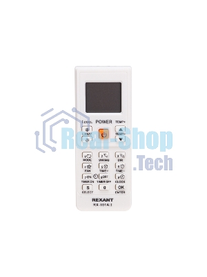 Универсальный пульт дистанционного управления Rexant для кондиционеров (RX-101AII)