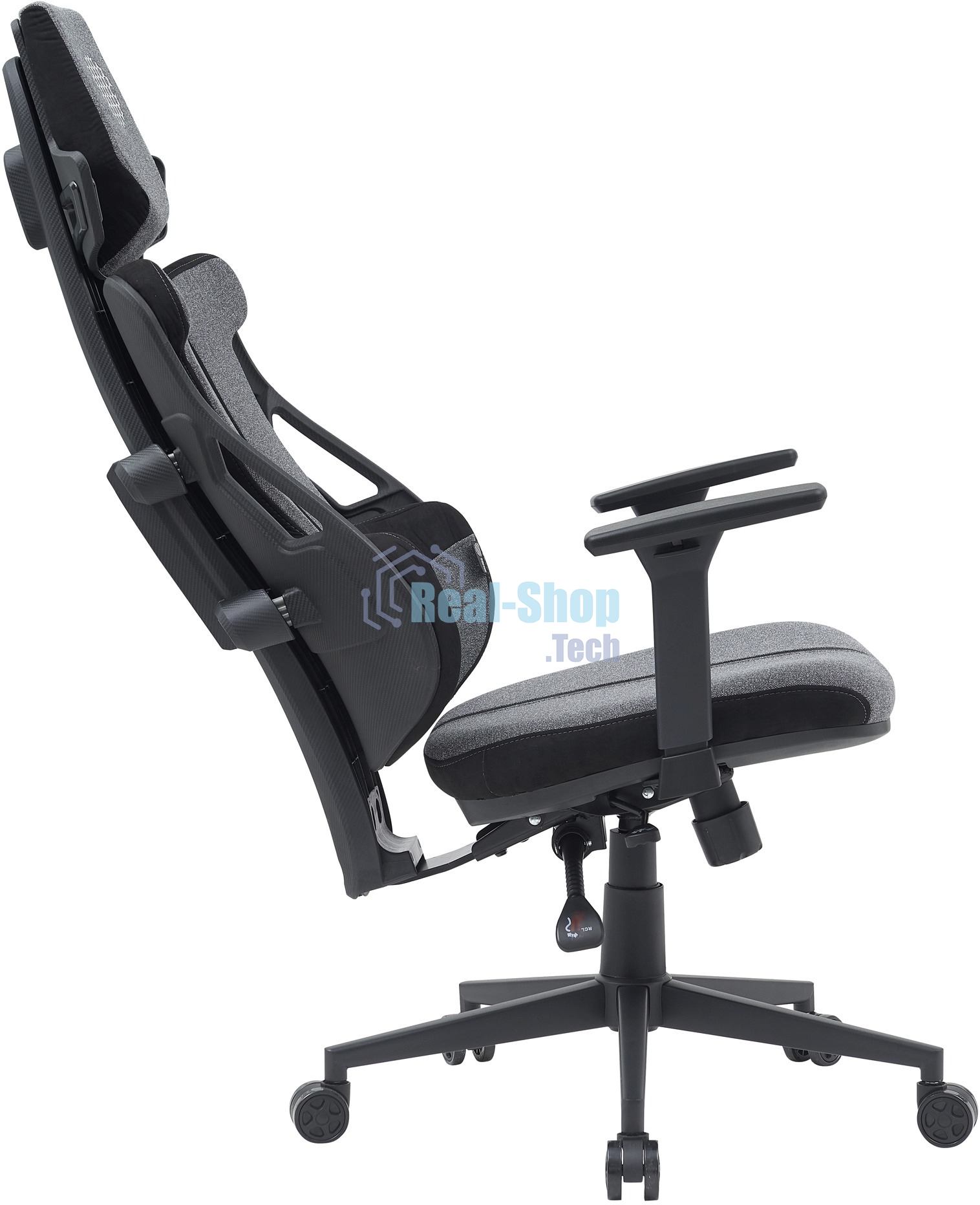 Кресло компьютерное Cactus CS-CHR-DUO-GYBK серый/черный