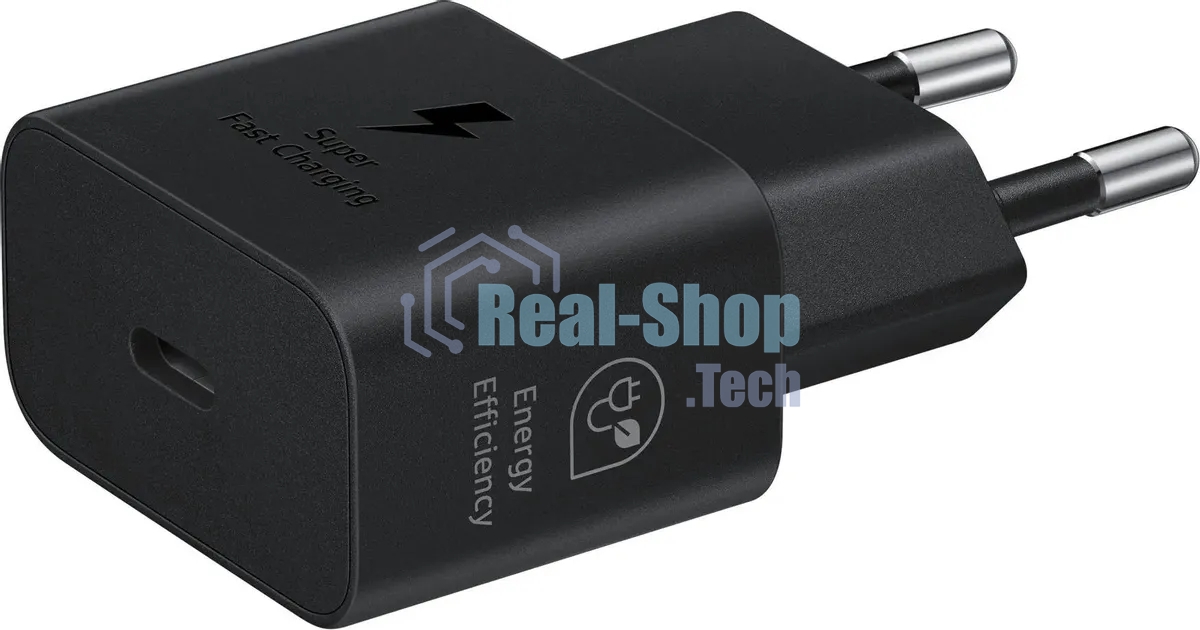 Сетевое зарядное устройство Samsung EP-T2510 25W Type-C черный + cable