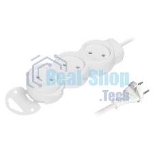 Удлинитель бытовой Smartbuy (SBE-10-3-1.5m-N) 3 гн х 1,5 м белый