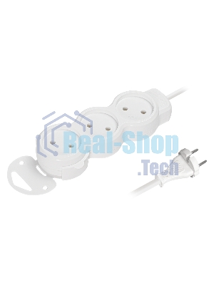 Удлинитель бытовой Smartbuy (SBE-10-3-1.5m-N) 3 гн х 1,5 м белый