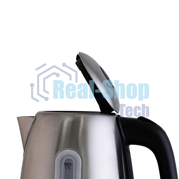 Чайник электрический BQ KT1822SW черный/стальной, 2200 Вт, 1.7 л