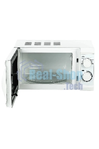 Микроволновая печь Galanz MOS-2002MW белый, 20 л, 700 Вт, переключатели - поворотный механизм