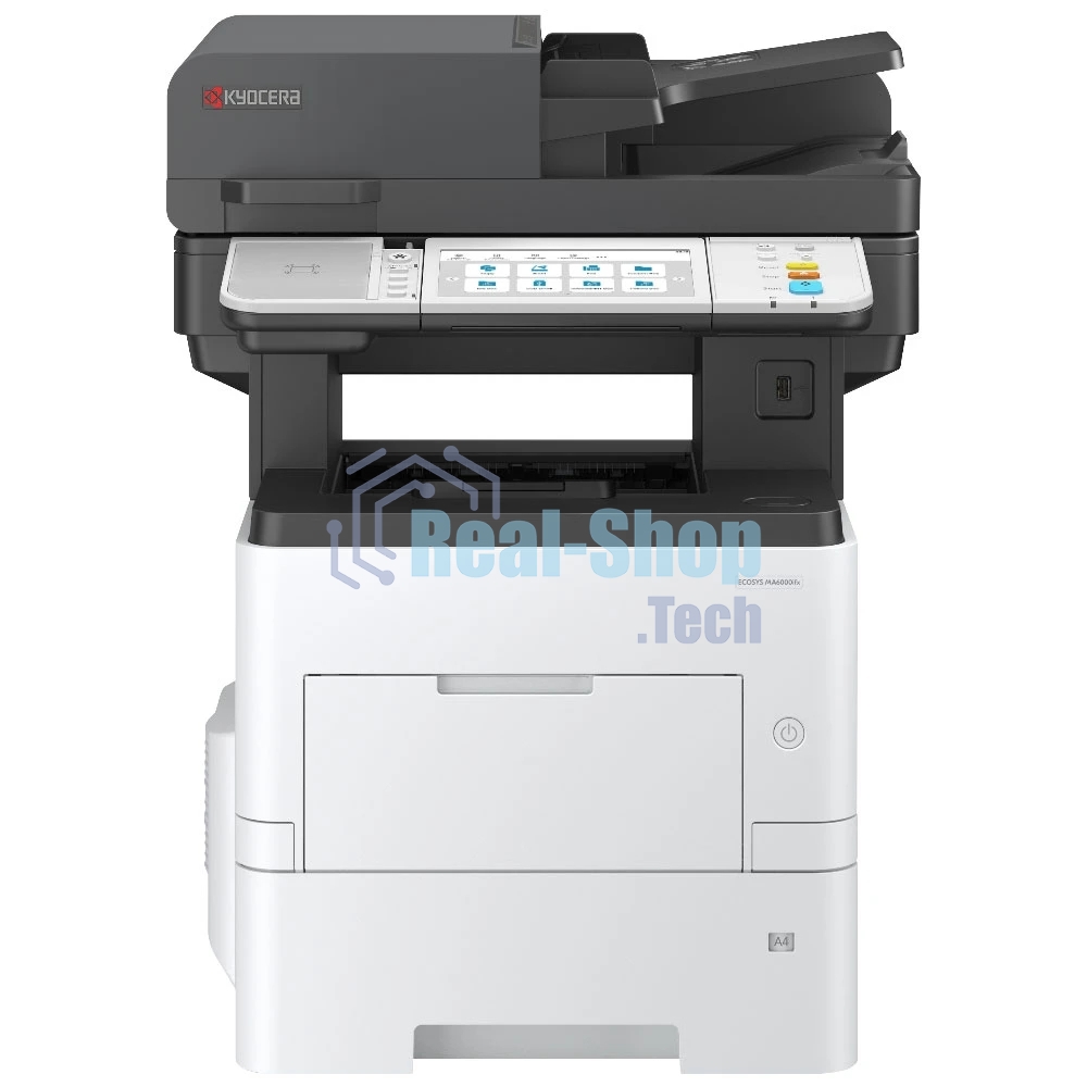 МФУ лазерное Kyocera ECOSYS MA6000ifx, P/C/S/F, ч/б, A4,60 стр/мин,1200x1200 dpi,1 Gb, USB 2.0, белый