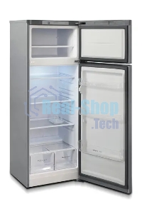 Холодильник Бирюса Б-M6035 металлик двухкамерный 240/60л морозилка сверху