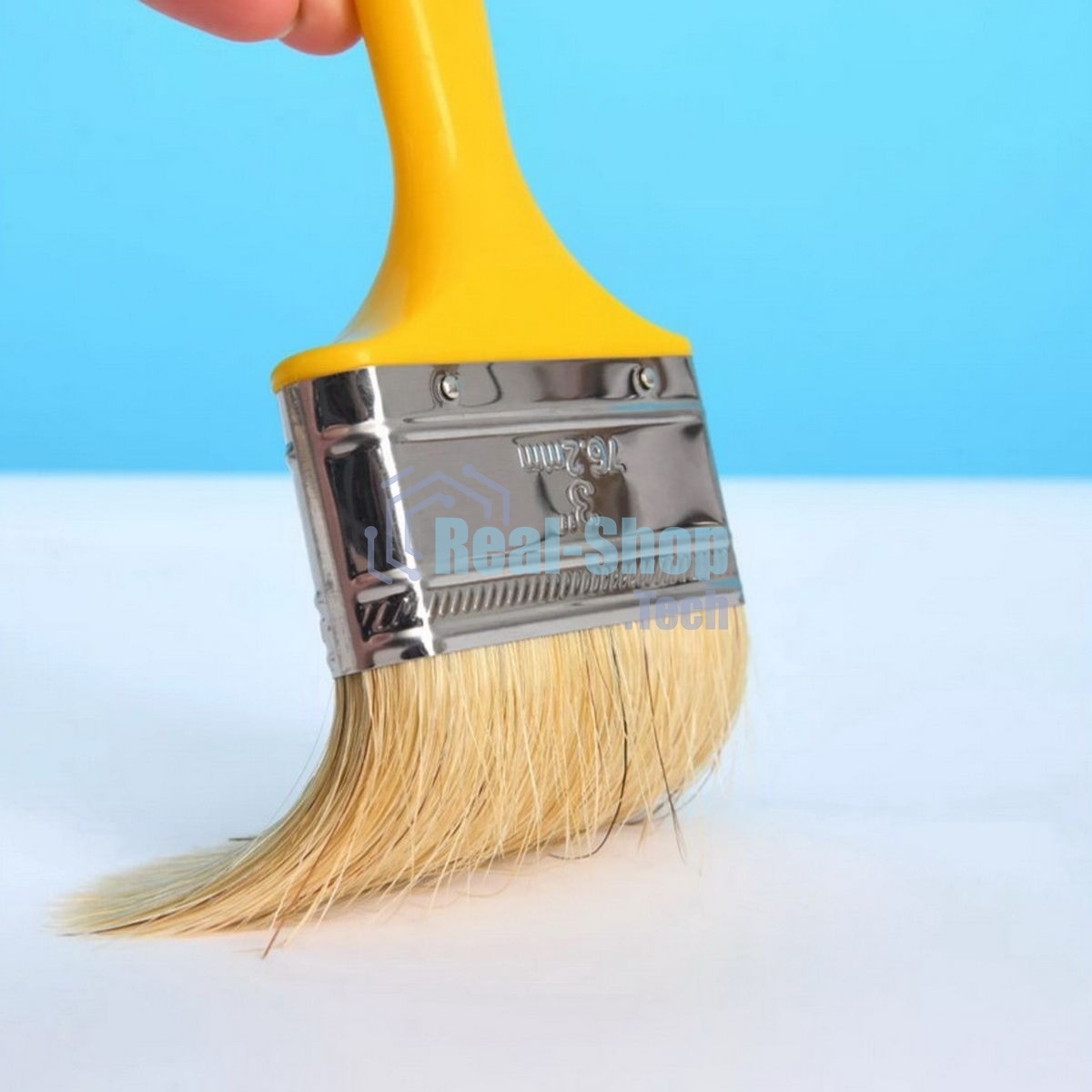 Кисть малярная с пластиковой ручкой Deli DL509113 75 мм, натуральная щетина