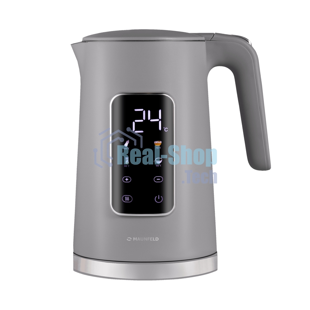 Чайник электрический Maunfeld MGK-635DGR серый, 1,7 л, 2200 Вт