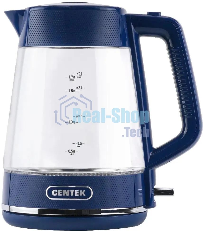 Чайник Centek CT-1014 2200 Вт, 1.7 л, синий