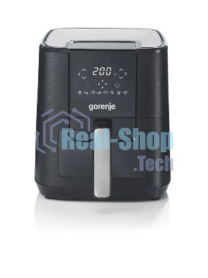 Аэрогриль Gorenje AF1350DWB черный, 1350 Вт, 5.4 л, сенсор, 8 программ