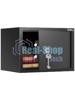 Сейф Deli Srock ET561 200x310x200мм ключевой