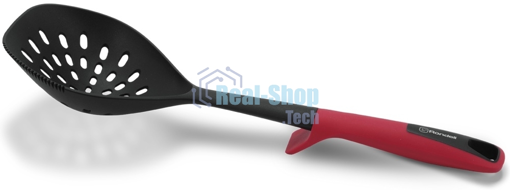 Шумовка для первых/вторых блюд Rondell Craft RD-1873 черный/красный упак.: картонная подложка