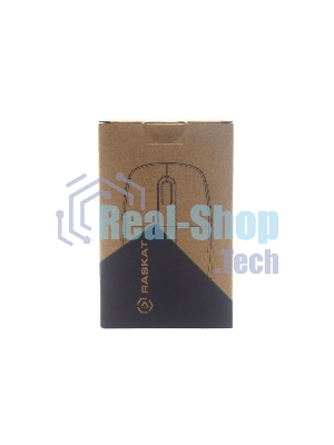 Мышь проводная Raskat M015 черный, 1000 dpi, USB, кнопки - 3