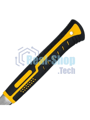 Молоток-гвоздодер Denzel 560 г, цельнометаллический, двухкомпонентная рукоятка