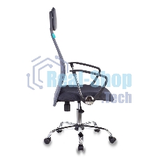 Кресло Бюрократ KB-6N/SL/DG/TW-12 TW-04 TW-12 серый, сетка