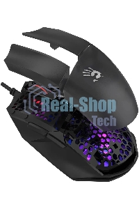 Мышь проводная A4Tech Bloody W65 Max Mini черный, 12000 dpi, USB, кнопки - 9