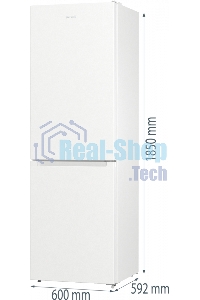 Холодильник Gorenje NRK619EEW4 белый двухкамерный 203/99л морозилка снизу, No Frost