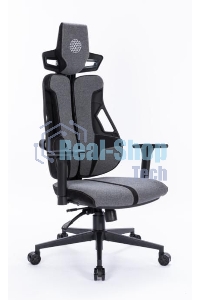 Кресло компьютерное Cactus CS-CHR-DUO-GYBK серый/черный