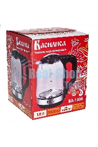 Чайник электрический ВАСИЛИСА ВА-1036 черный