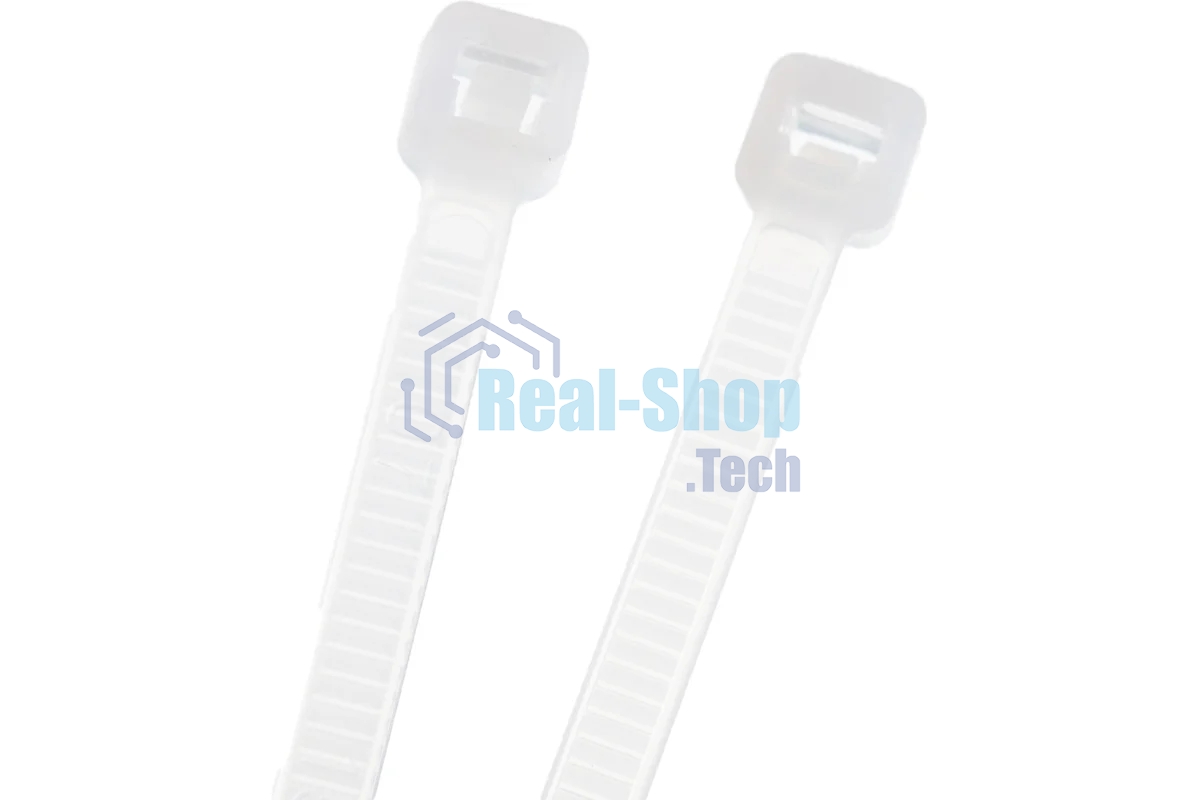 Нейлоновые стяжки Fortisflex КСС 4х150 мм белый 100 шт