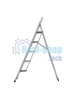 Стремянка стальная Сибртех, 5 широких ступеней 20х30 см с полимерным покрытием