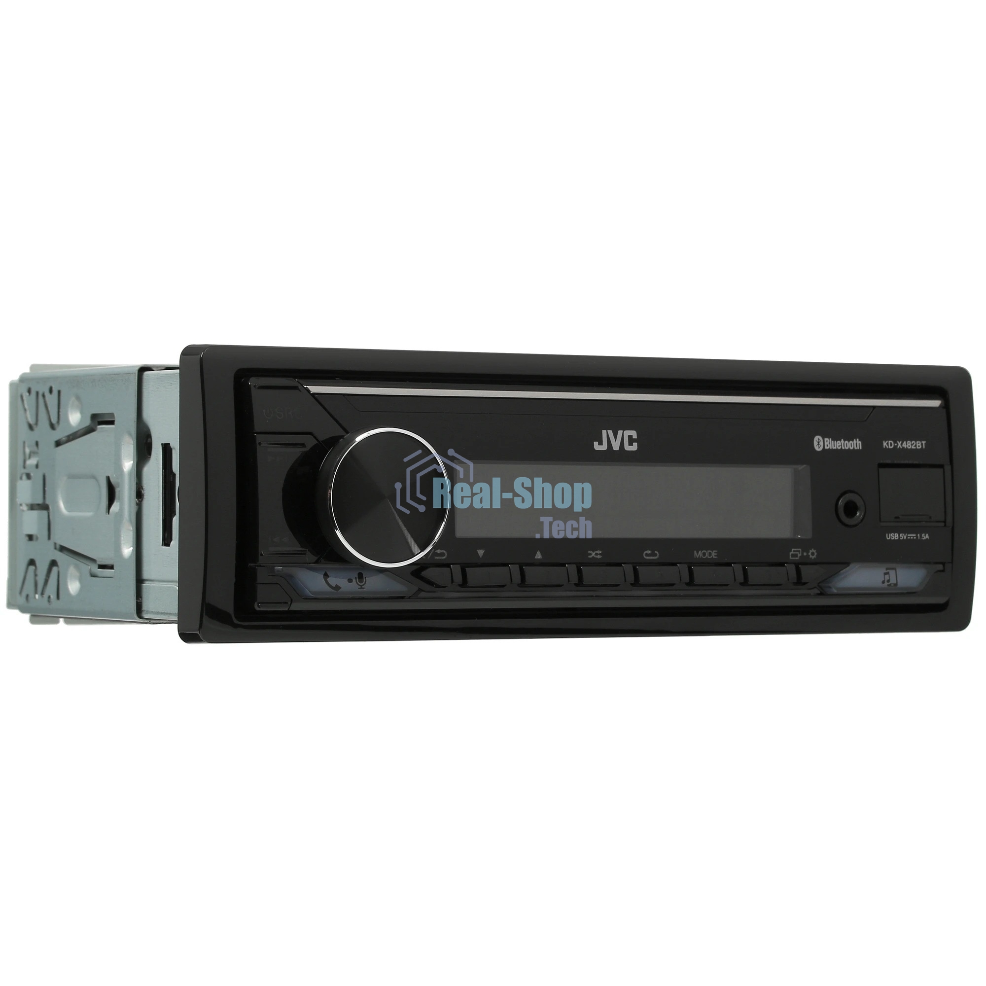 Автомагнитола JVC KD-X482BT, 1 DIN, Bluetooth, USB Type-A, AUX, съёмная панель