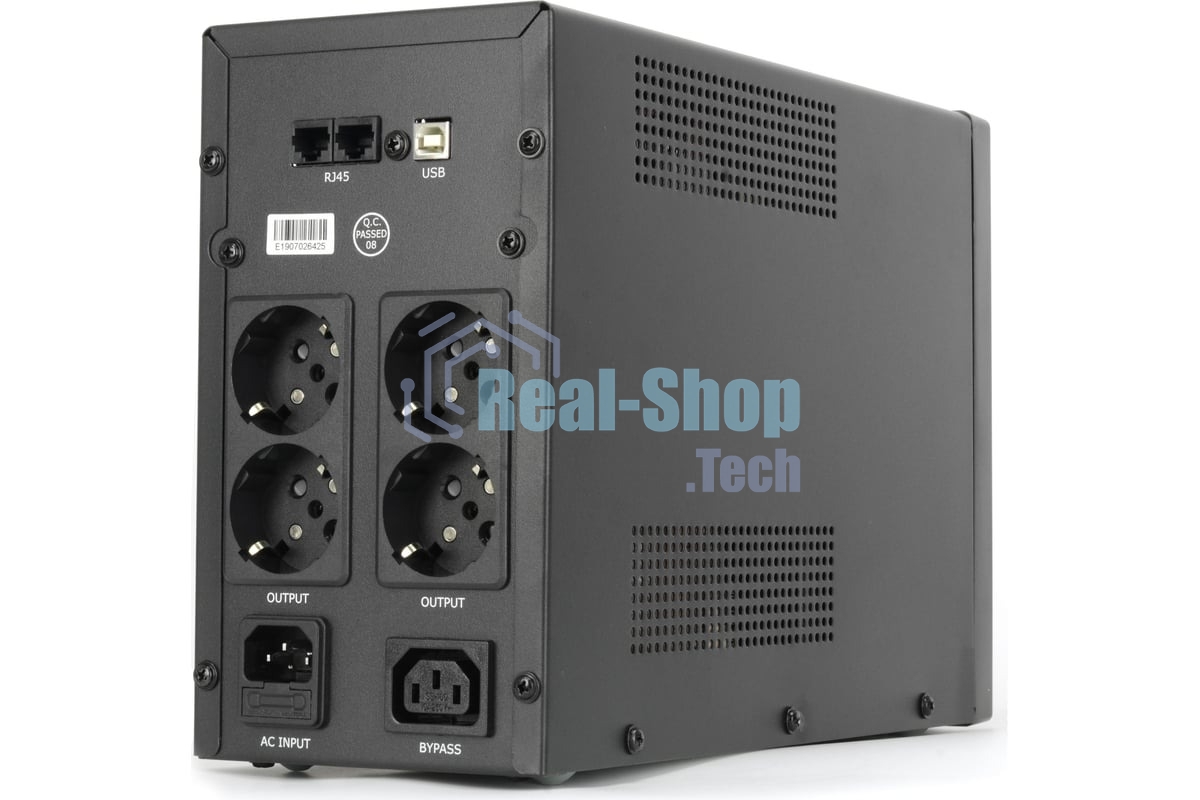 Источник бесперебойного питания Crown CMU-SP1500EURO USB/1500 ВА/900 Вт/1 х IEC 320 C13 (компьютерная), 4 х CEE 7 (евророзетка)