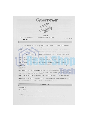 Источник бесперебойного питания CyberPower BU850E/850 ВА/425 Вт/4 х CEE 7 (евророзетка)