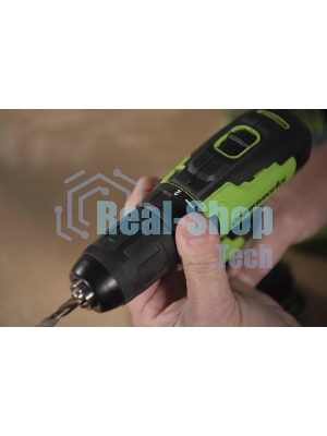 Дрель-шуруповерт аккумуляторная GREENWORKS GD24DD35, Аккумуляторная, без АКБ и ЗУ