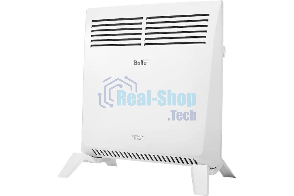 Конвектор Ballu Camino Eco Turbo BEC/EMT-1000 белый, 1000 Вт, 15 м2, термостат