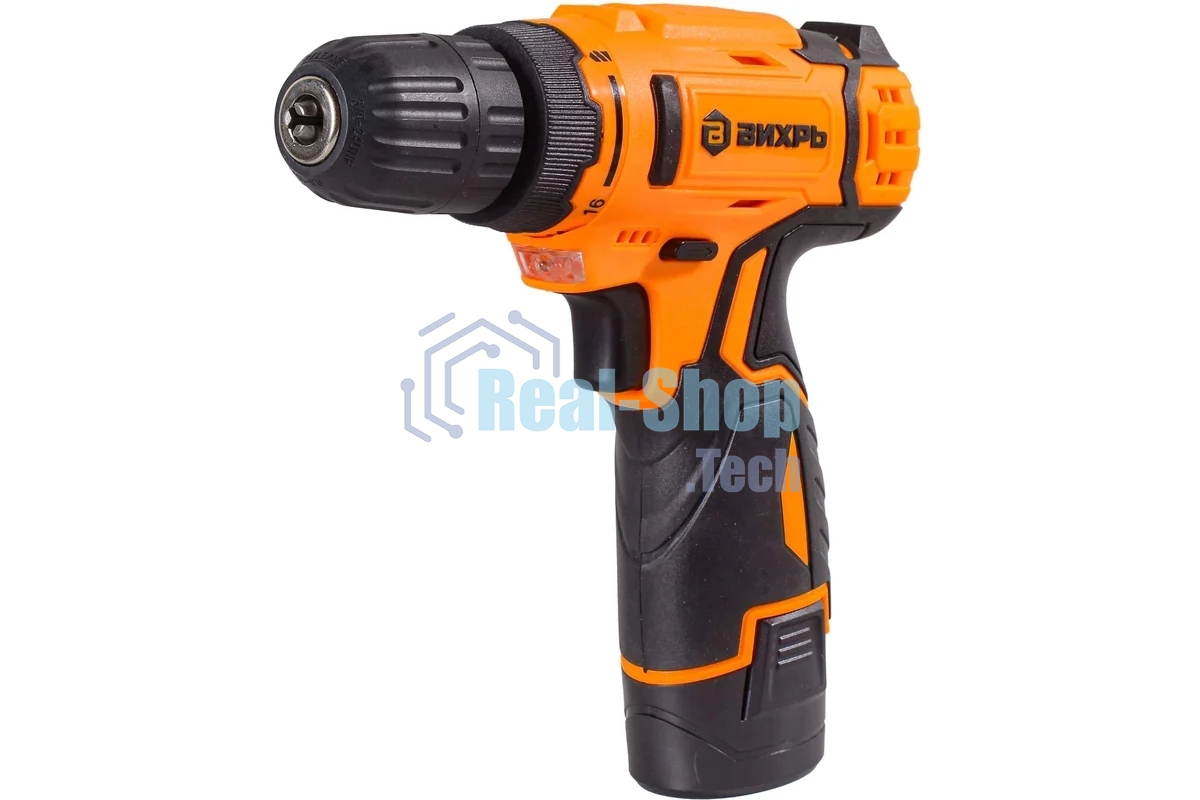 Дрель-шуруповерт аккумуляторная Вихрь ДА-12-1 72/14/11, Аккумуляторная, 12В