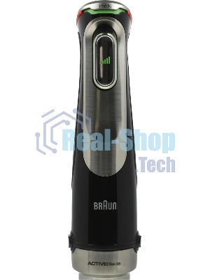 Блендер погружной Braun MQ9135XI черный/серебристый