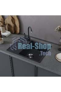 Кухонная мойка Maunfeld Lacrima 650 MFQS-650DGR темно-серый