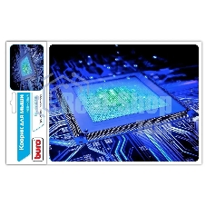Коврик для мыши Buro BU-R51768 рисунок/процессор