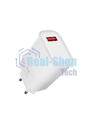 Сетевое зарядное устройство MORE CHOICE (4620202553379) NC09 1USB 3.0A QC3.0 15W, белый