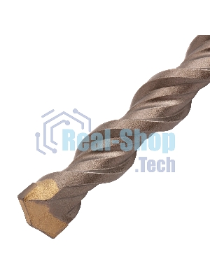 Бур по бетону Denzel двойная спираль, Cobalt W-tip, 16x600 мм, SDS PLUS