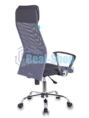 Кресло Бюрократ KB-6N/SL/DG/TW-12 TW-04 TW-12 серый, сетка