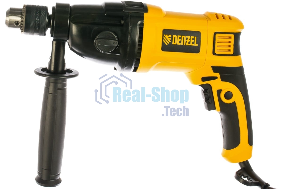 Дрель ударная Denzel ID-1050-2 1050Вт 0-3000/0-1100 об/мин 0-48000/0-17600 уд/мин 2 скор 26312