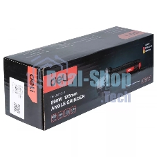 Угловая шлифовальная машина Deli DE-JM125-4E (890Вт, 125мм, 12000об/мин, картон)