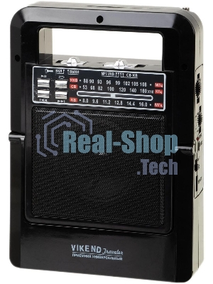 Радиоприемник портативный Сигнал Vikend Traveler черный USB SD/MMC