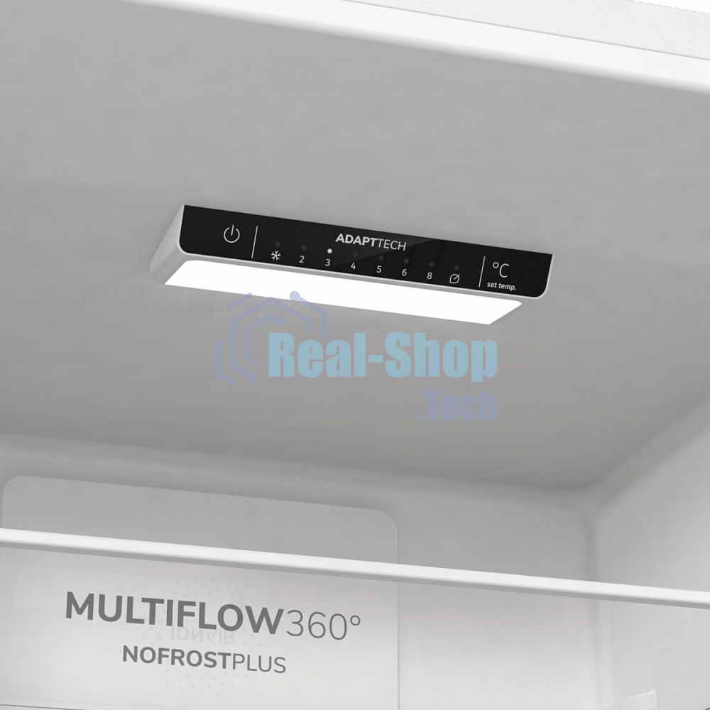 Холодильник Gorenje NRK619EEW4 белый двухкамерный 203/99л морозилка снизу, No Frost