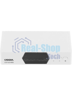 Приставка для цифрового ТВ Cadena CDT-2214SB белый, DVB-T2, DVB-T, HDMI, USB 2.0