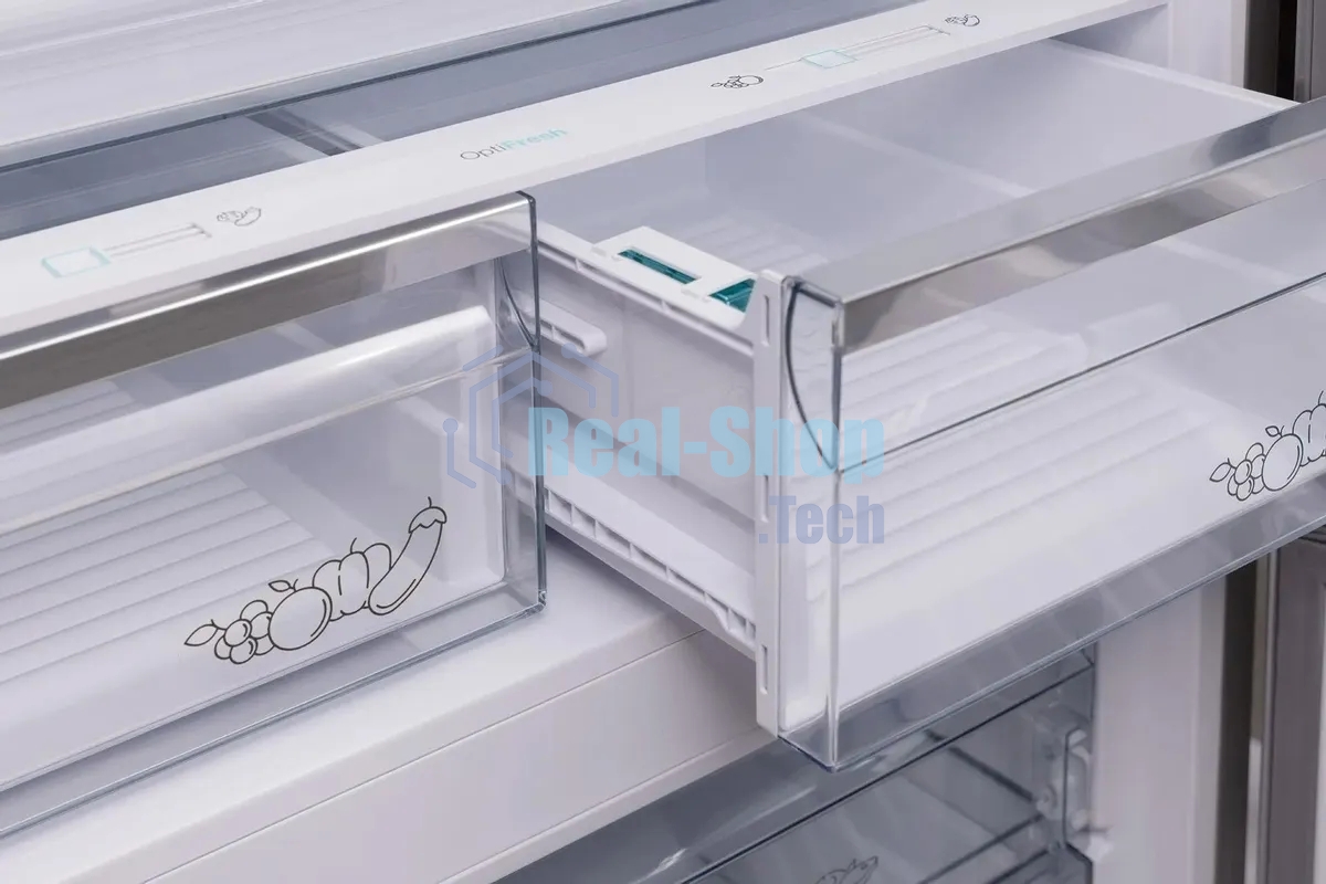 Холодильник Sharp SJ653GHXI52R серебристый двухкамерный 400/164 л морозилка снизу, No Frost