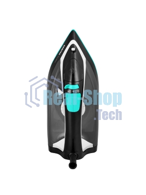 Утюг Centek CT-2314 черный/бирюзовый, 2800 Вт, 50 г/мин, 190 г/мин, 370 мл