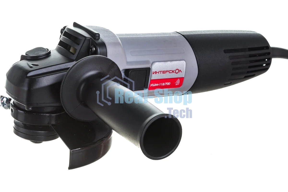 Угловая шлифовальная машина Интерскол УШМ-115/700 750Вт 11000об/мин рез.шпин.:M14 d=115мм